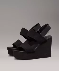 صندل لژدار با بند وبینگ برند Calvin Klein - 929018957