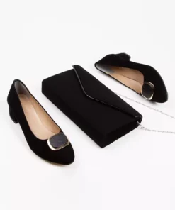 ست کیف و کفش روزمره زنانه با پاشنه کوتاه و بندی برند DARUGA - 808529332