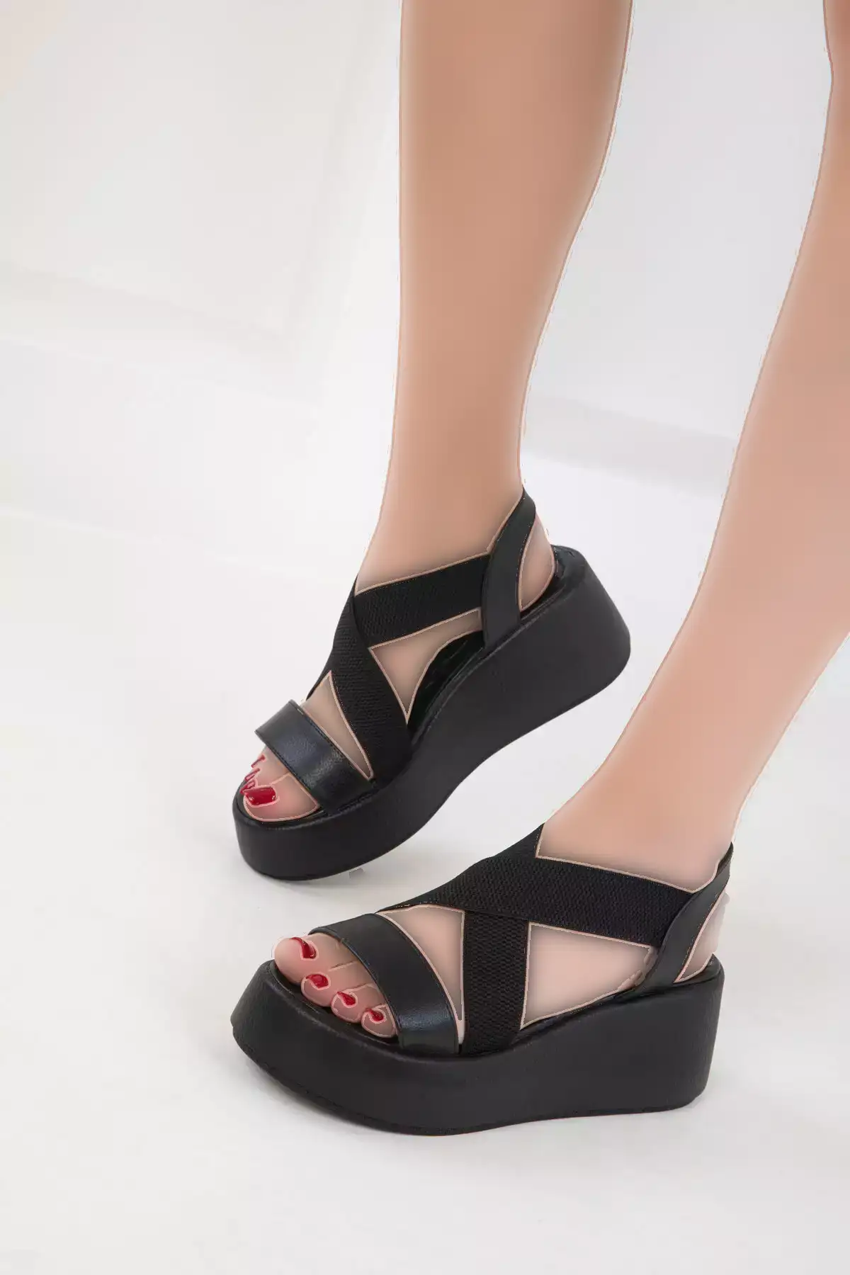 کفش پاشنه بلند مشکی زنانه 20570 برند SOHO - 926660364