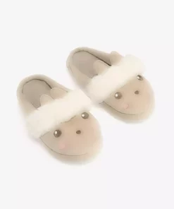 دمپایی بچه‌گانه مدل خرگوشی به رنگ بژ برند Penti - 962399618