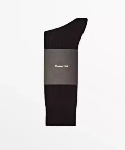 جوراب مرسریزه فیتیلهای برند Massimo Dutti - 655269253