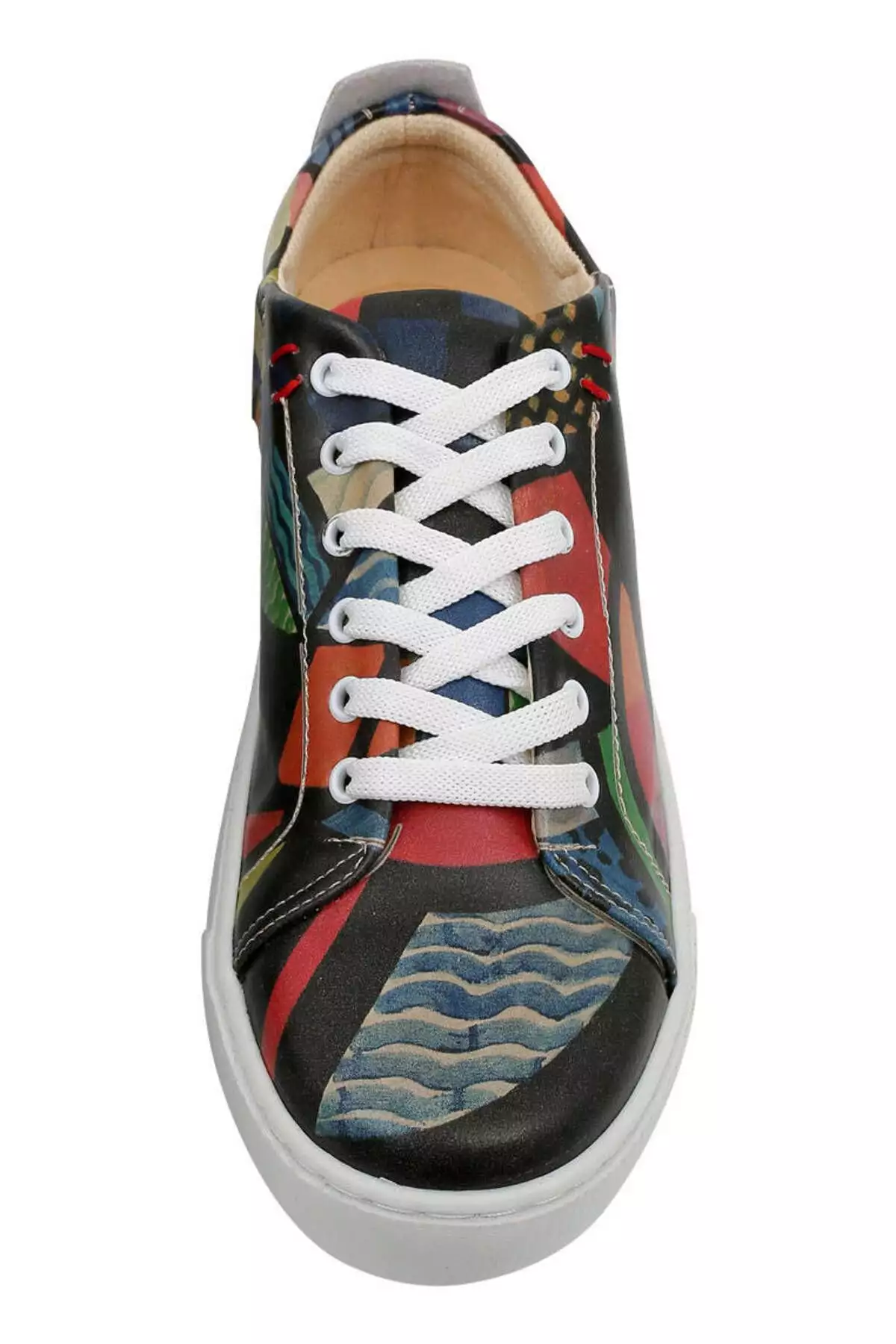 کتانی رنگارنگ زنانه از جنس چرم گیاهی - آیا به رنگ نیاز دارید؟ طراحی برند Dogo - 682352699