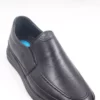 کفش روزمره مردانه از چرم طبیعی با طراحی فوق‌العاده راحت و جلی سیاه رنگ برند nazenintasarımlar - 147110941
