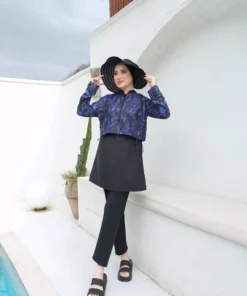 ماهی دوسر چاپ دیجیتال نیمه پوشیده برند lurex moda - 813058102