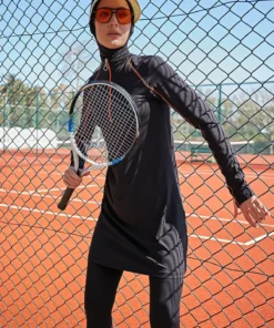 ماهیگیر مایو کامل و شناگر با پارچه لیکرا مدل R043 رنگ نارنجی و مشکی برند Remsa Mayo - 744141642