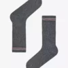 جوراب مچدار سهتایی خطدار خاکستری مردانه چندرنگ برند Penti - 976302453