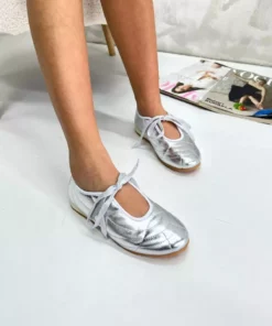 کفش ورزشی زنانه بالن نقره‌ای DS064 برند inizio - 924818433