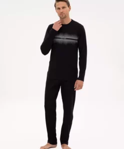 ست پیژامه مشکی ۵۰۳۲۲۶۳۴-۰۰۱ برند Pierre Cardin - 1026040166