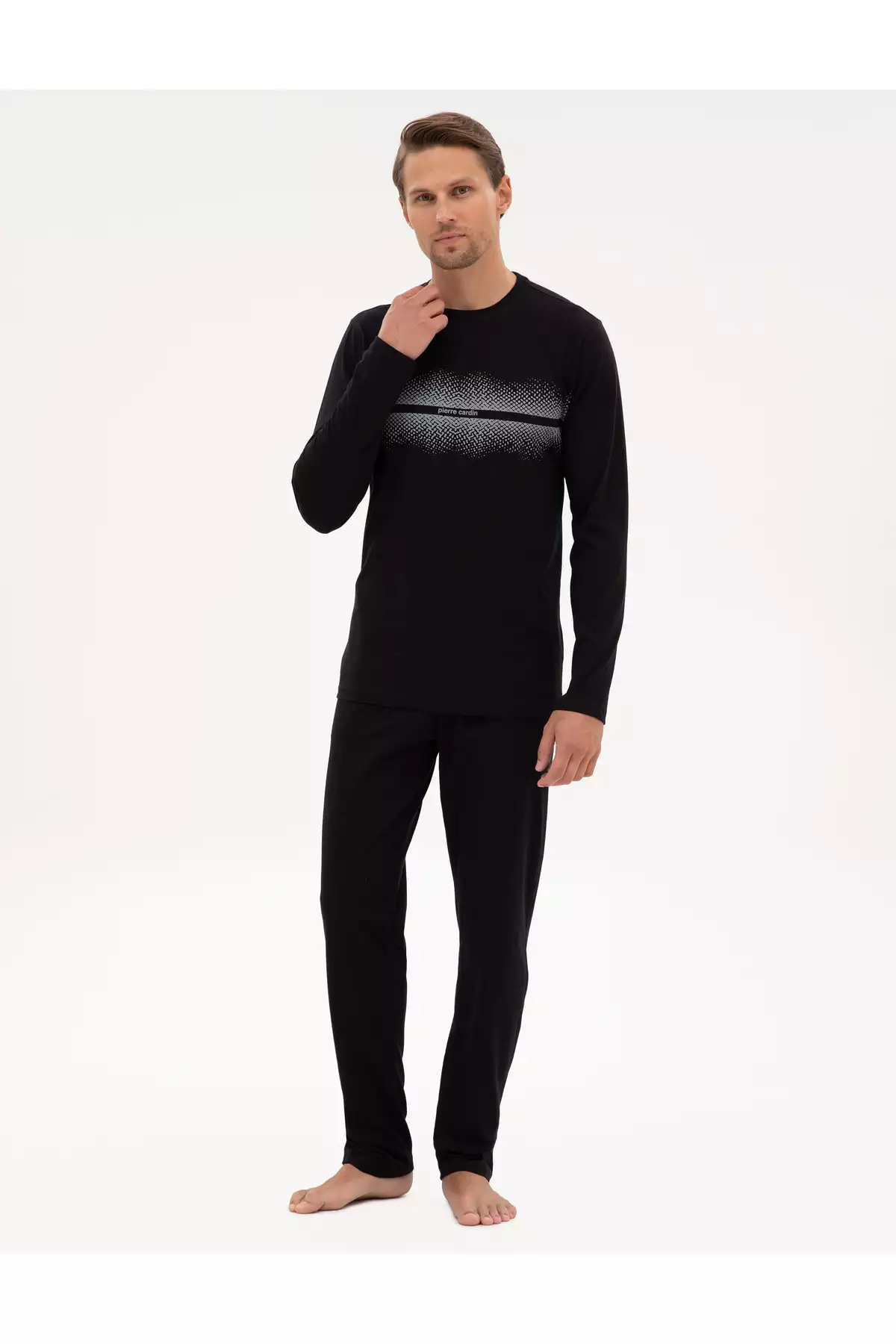 ست پیژامه مشکی ۵۰۳۲۲۶۳۴-۰۰۱ برند Pierre Cardin - 1026040166