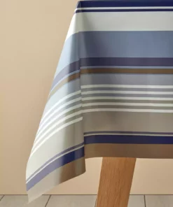 روکش میز پی‌وی‌سی راه‌راه 100x140 سانتیمتر رنگ سرمه‌ای برند English Home - 826474929