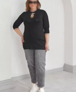 54146 تی‌شرت با جزئیات فیلونی برند Büyük Moda - 900280217