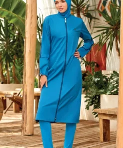 مایوی تستوری کامل و بلند Aletha 1314 به رنگ نفتی از برند Remsa. برند Remsa Mayo - 739605906