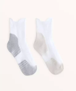 دو جفت جوراب ربع دویدن ترکیب شده با پلی آمید برند Oysho - 970907623
