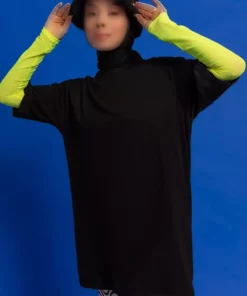 تیشرت برش بزرگ - مشکی برند Benin - 247568262