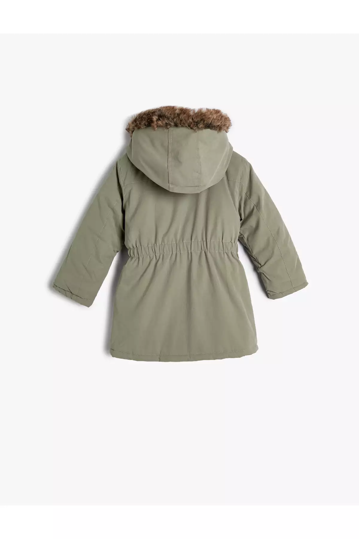 کاپشن دخترانه کد 4wkg00012aw به رنگ خاکی برند Koton - 793863292