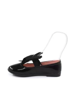 کفش بابت دخترانه روزمره با جزئیات نوار بر روی بخش فوقانی و کفی اورتودنیک برند Pabuçland - 822513659