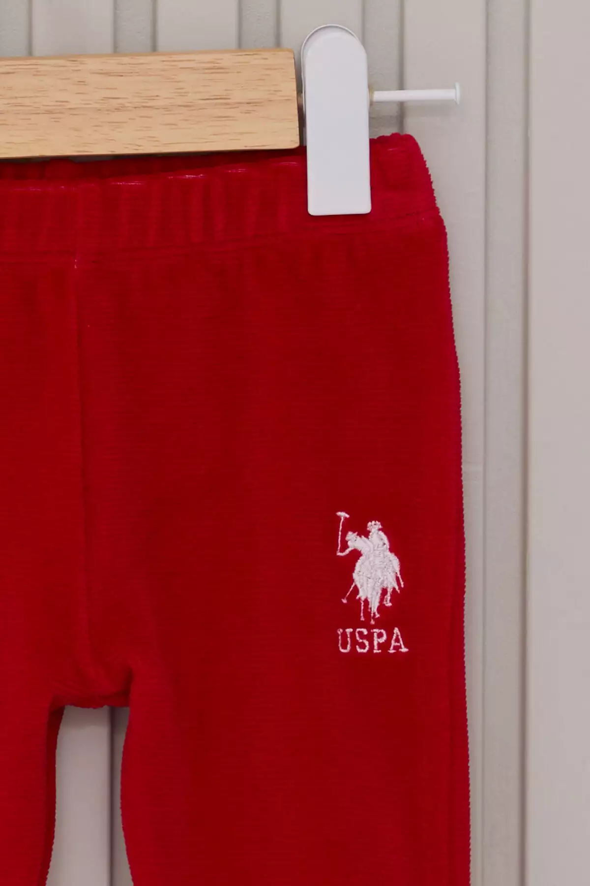 ست دو تکه نوزاد دخترانه سفید برند U.S. Polo Assn. - 852543624