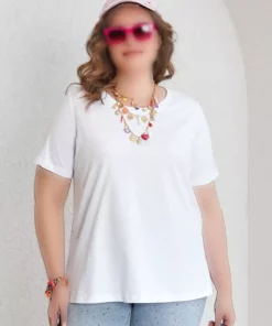 تیشرت پنبه‌ای با طرح گیلاس برند Büyük Moda - 928103423