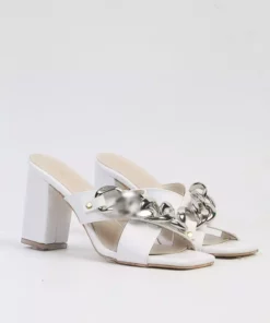 ® | PC-53064- 3959 صندل پاشنه‌دار زنانه سفید برند Pierre Cardin - 827634564