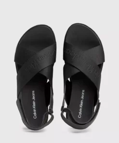 صندل پلتفرم با بند در پشت برند Calvin Klein - 820041446