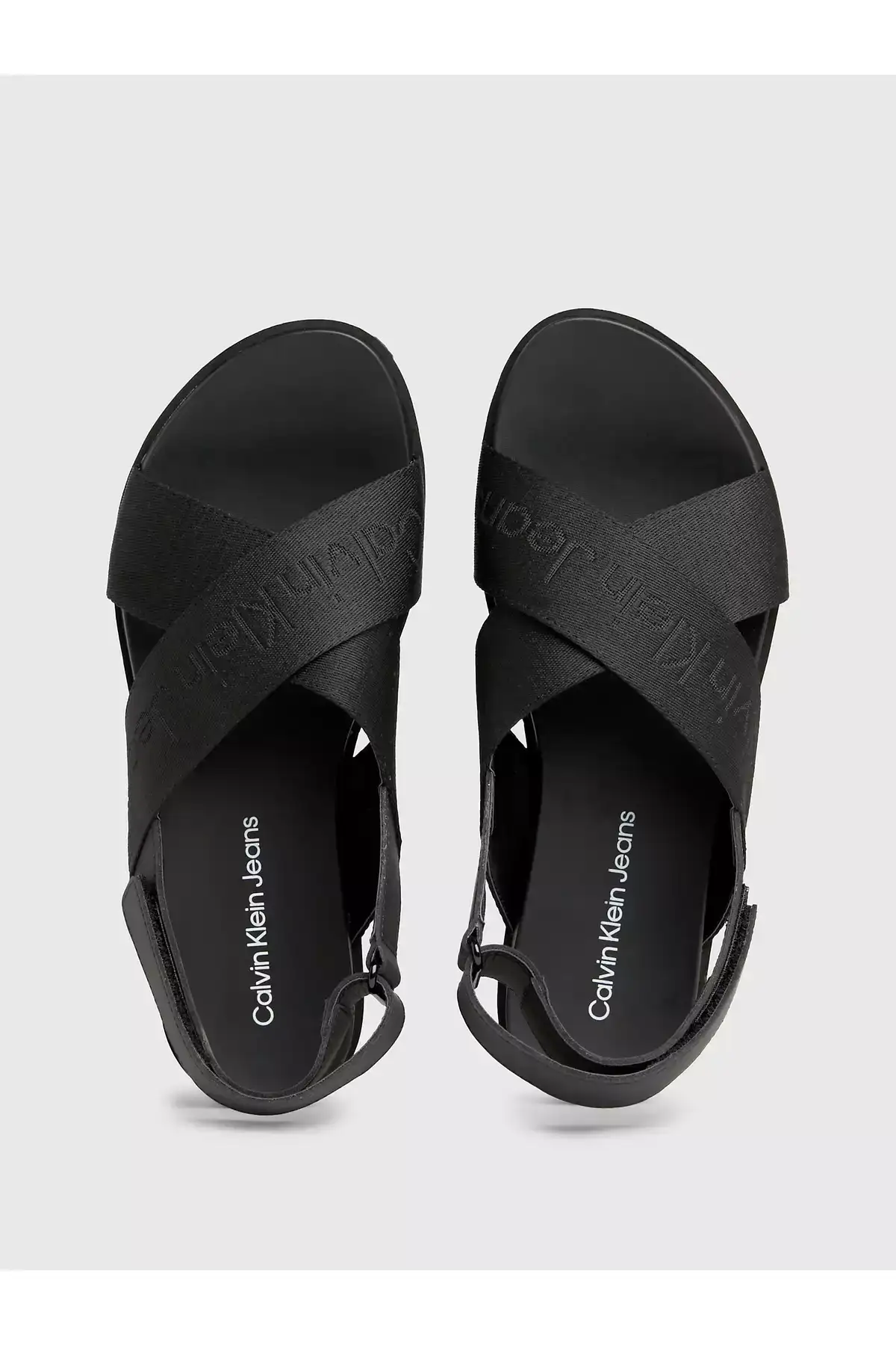 صندل پلتفرم با بند در پشت برند Calvin Klein - 820041446