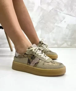 کفش ورزشی زنانه بژ مدل DS067 برند inizio - 922081752