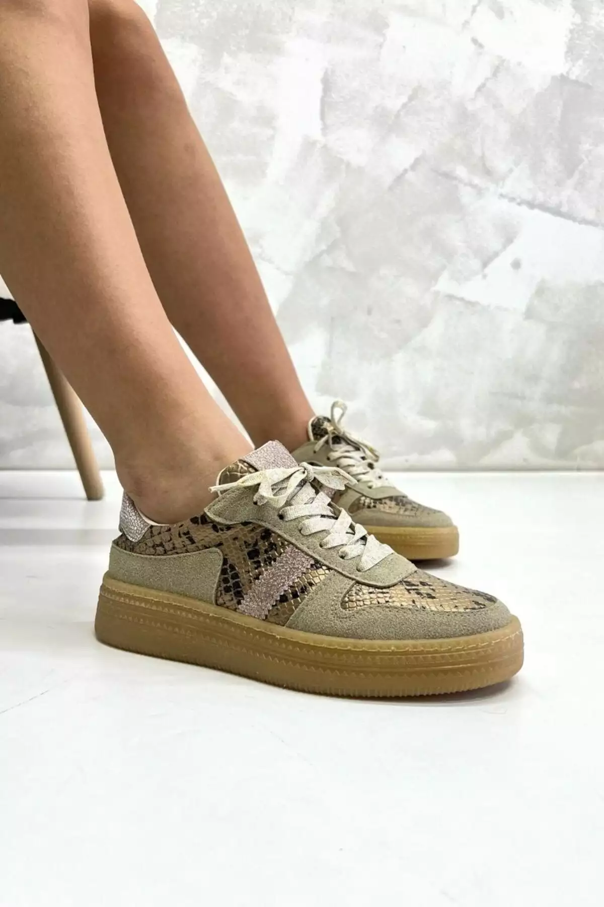 کفش ورزشی زنانه بژ مدل DS067 برند inizio - 922081752