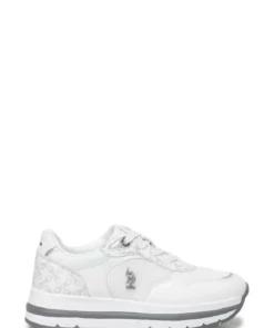 کفش اسنیکر زنانه با طراحی شیک و اورتوپدیک پاشنه بلند یواس پولو آسوسیشن برند U.S. Polo Assn. - 825469853