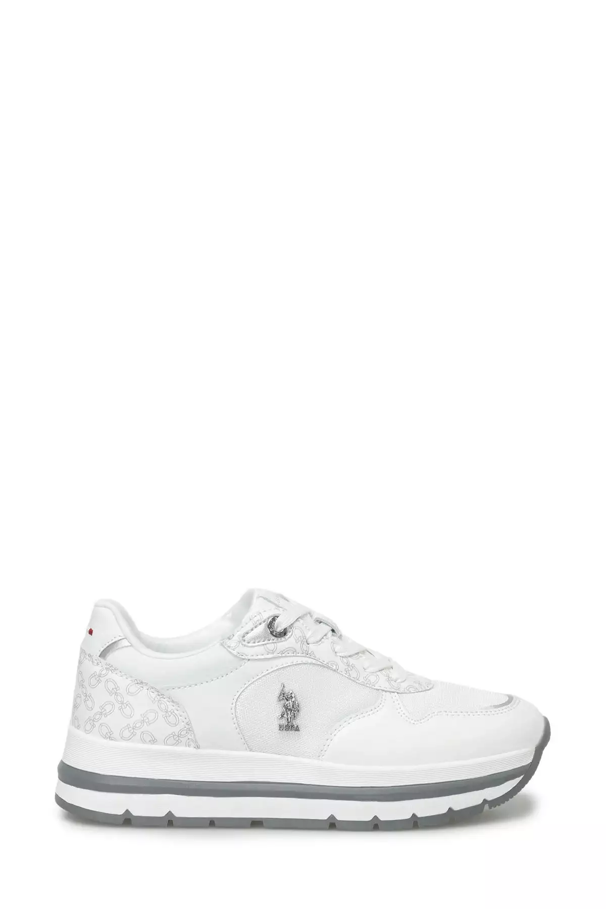 کفش اسنیکر زنانه با طراحی شیک و اورتوپدیک پاشنه بلند یواس پولو آسوسیشن برند U.S. Polo Assn. - 825469853