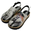 صندل زنانه از چرم گیاهی با زیره ضخیم - طراحی غروب حیوانات برند Dogo - 817175038