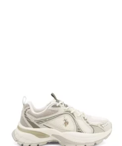 کتانی زنانه REXHA مدل 5PR به رنگ بژ برند U.S. Polo Assn. - 1043305047