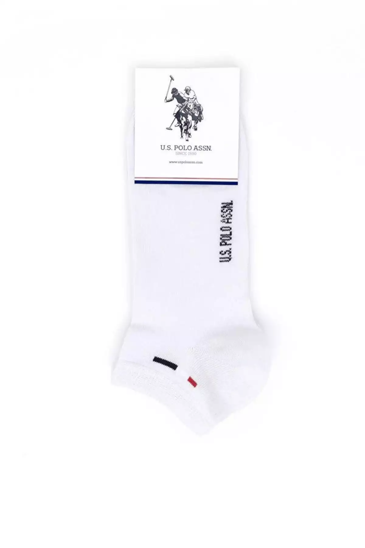 پک ۲ عددی جوراب پاتیک سفید - طراحی شیک و راحت - مناسب برای مردان و زنان برند U.S. Polo Assn. - 274931328