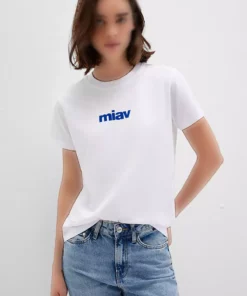 تی‌شرت سفید با چاپ می‌آو، طراحی معمولی (کد: 1610622-620) برند Mavi - 225019134