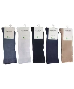 جوراب‌های ساق کوتاه زنانه با طراحی بدون درز ۵ عددی در رنگ‌های متنوع – با کیفیت بالا برند Socketta - 981658170