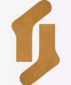 جوراب ساق کوتاه مردانه طرح دار زرد برند Penti - 864891380