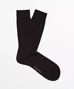 جوراب مرسریزه فیتیله‌ای برند Massimo Dutti - 655269253