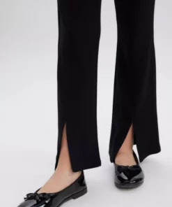 کفش باله بچه‌گانه با کفی صاف از چرم مصنوعی مشکی براق Z8325A623SP برند Defacto - 655838199