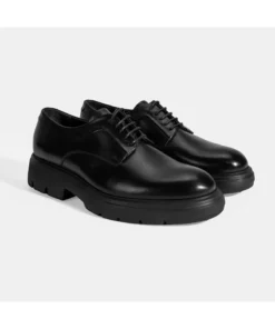 کفش کلاسیک چرمی مشکی با بند مردانه برند Desa - 980412737