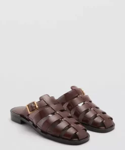 کفش ژلهای چرمی برند MANGO - 844926559