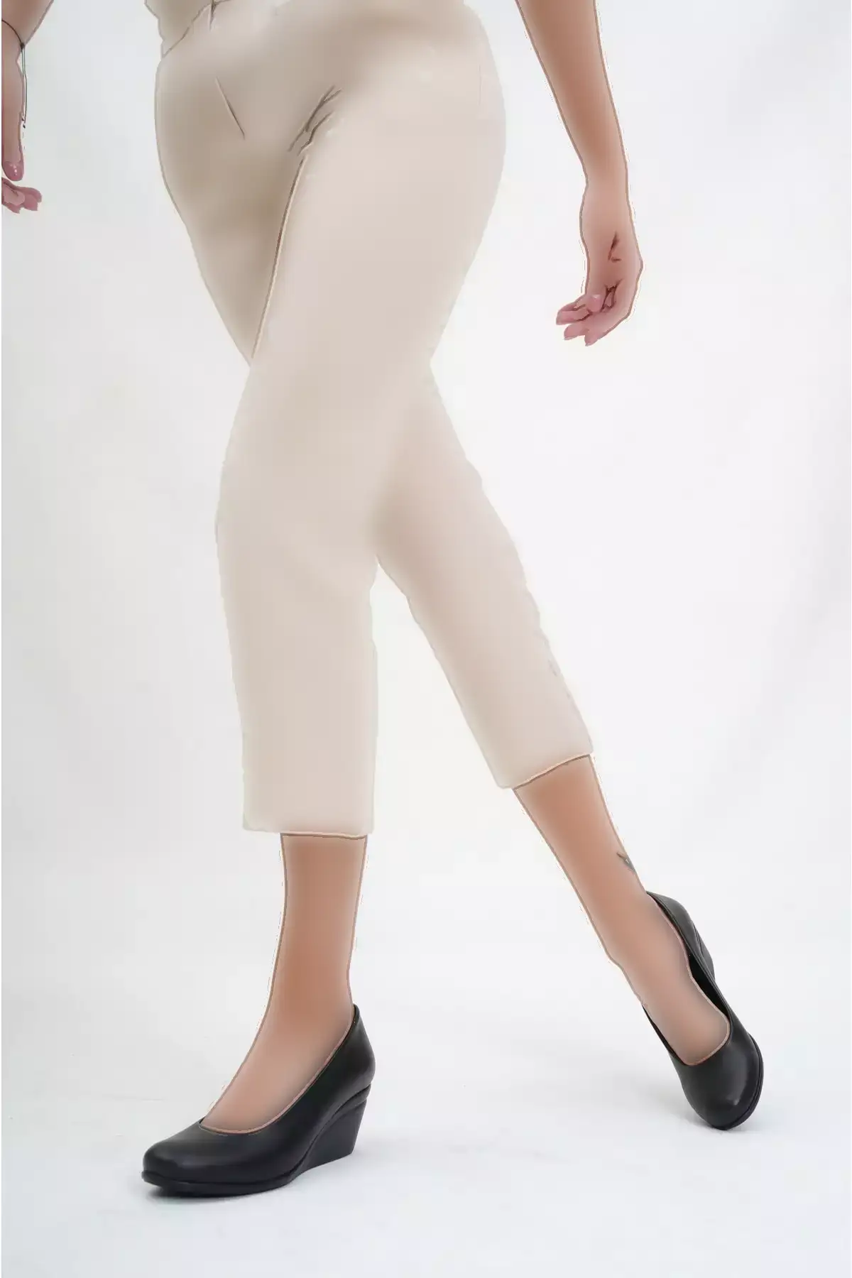 کفش زنانه پاشنه بلند چرم اصل مشکی مدل TRC-0274 برند Deripabuc - 457439