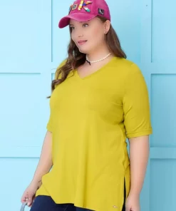 تیشرت پایه با لوگوی V-yaka برند Büyük Moda - 872880481