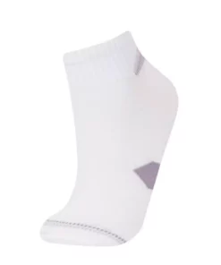 جوراب ورزشی کوتاه زنانه دو عددی پنبه‌ای E2092AXNS برند Defacto - 938586889