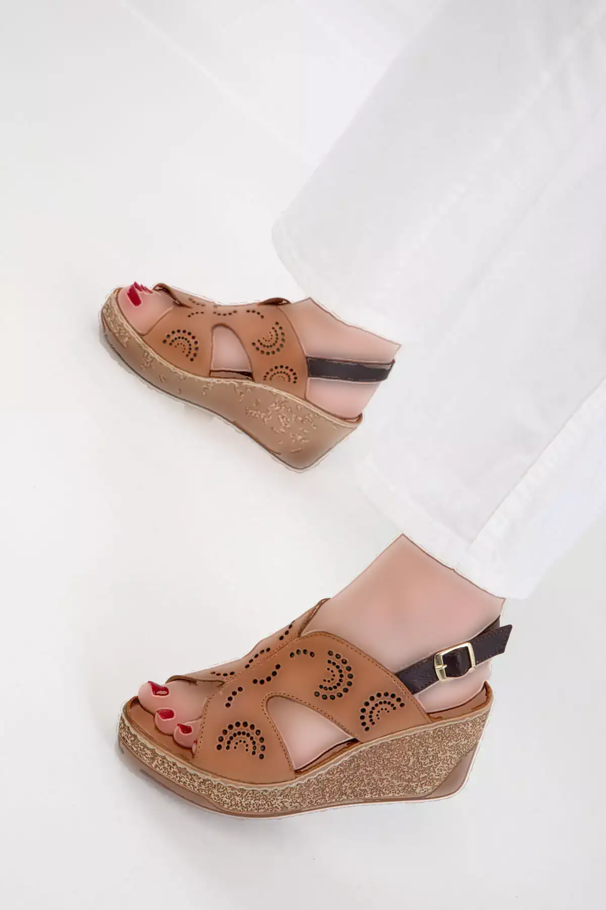 کفش پاشنه بلند زنانه چرم طبیعی تابه 20526 برند SOHO - 925980994