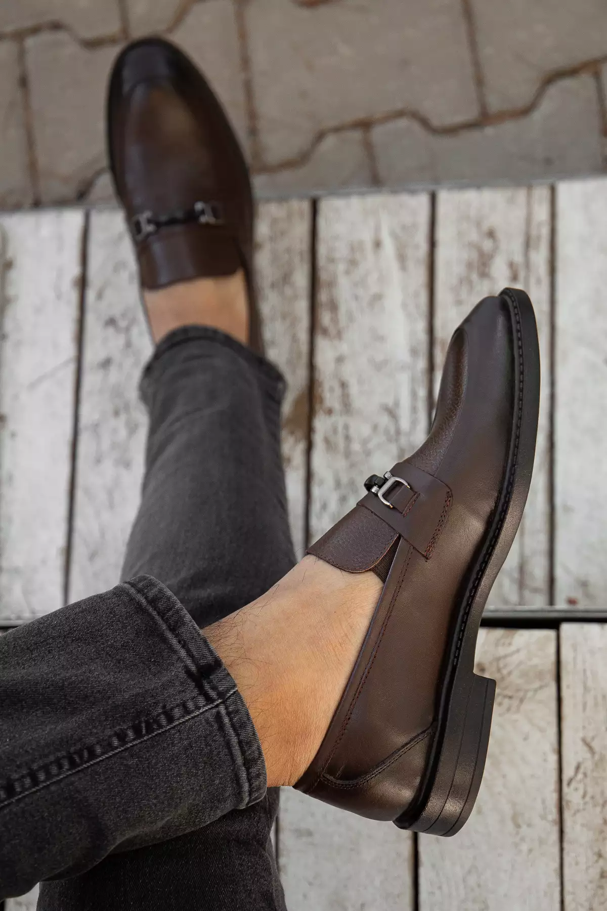 کفش کلاسیک مردانه روزمره با کفی ارتوپدیک از چرم طبیعی مدل D0699 برند Daxtors - 868531316