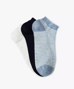 ست سه‌عددی جوراب پاتیک راه‌راه برند Koton - 813947901