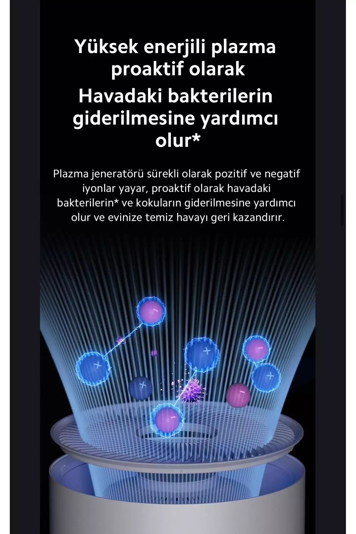 دستگاه تصفیه هوای الیت با حسگر هوشمند و اتصال Wi-Fi، مناسب برای فضاهایی به مساحت 125 متر مربع - با هدیه برند Xiaomi - 879788986