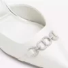 پرایمورا - کفش پاشنه‌دار زنانه از چرم طبیعی سفید برند Aldo - 819665100