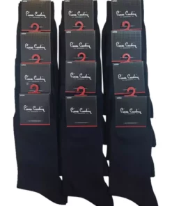 جوراب مردانه مشکی 12 عددی برند Pierre Cardin - 166583532