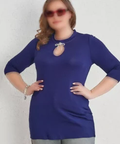 54146 تی‌شرت با جزئیات فیلونل برند Büyük Moda - 900280223