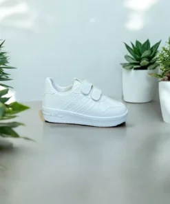 کفش اسپرت سفید چسبی یونیسکس راحت برند Miracan - 894132724